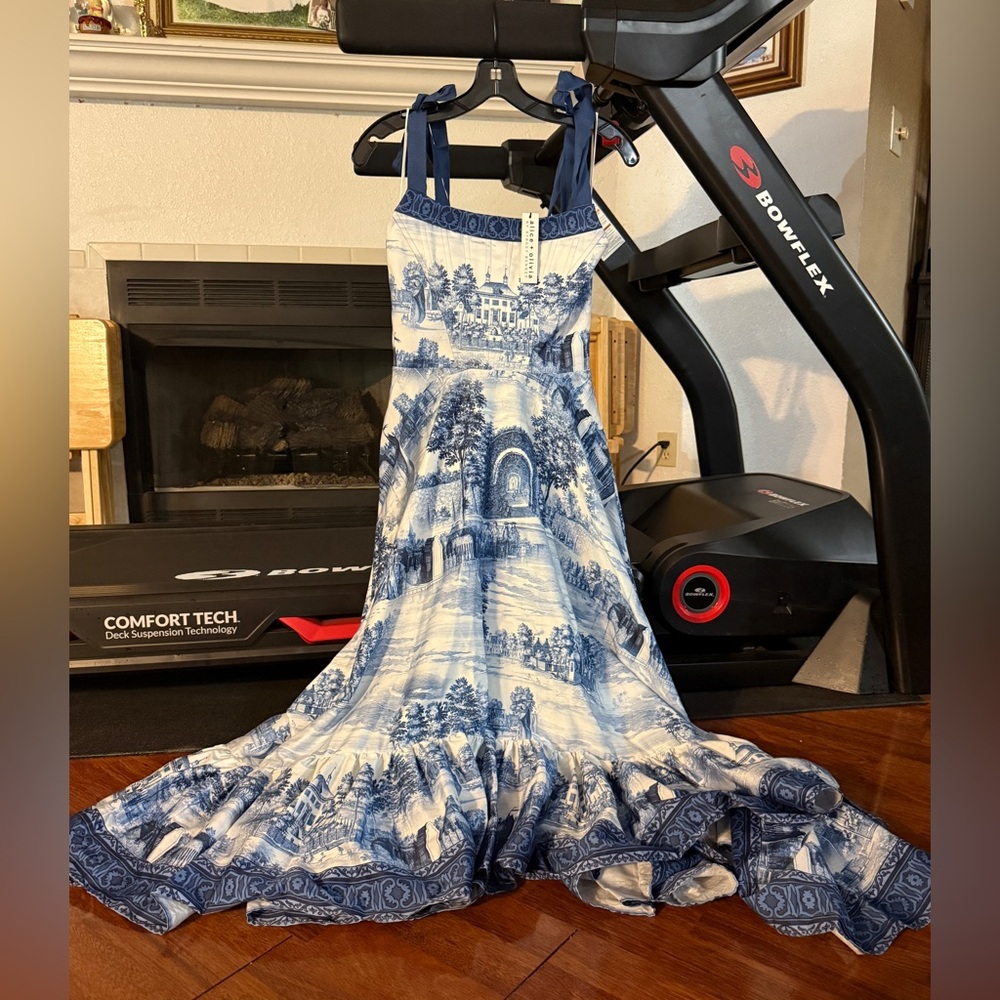 Alice + Olivia ROSALEE MAXI CHATEAU DRESS - Picture 15 of 15